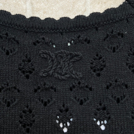CELINE 26S CROCHET CROP TOP 412