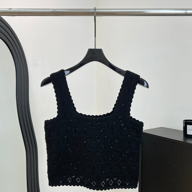 CELINE 26S CROCHET CROP TOP 412