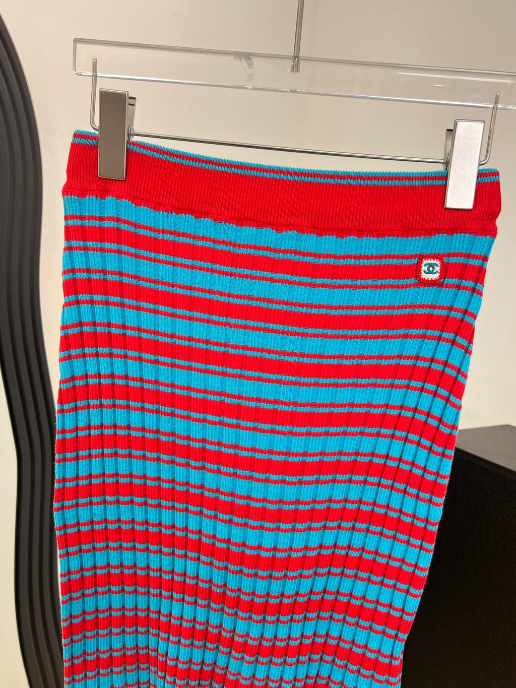 CHANEL 26S KNIT MIDI SKIRT STYLE 1199