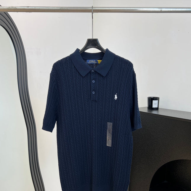 RALPH LAUREN 26S SHORT SLEEVE POLO KNIT TOP 346