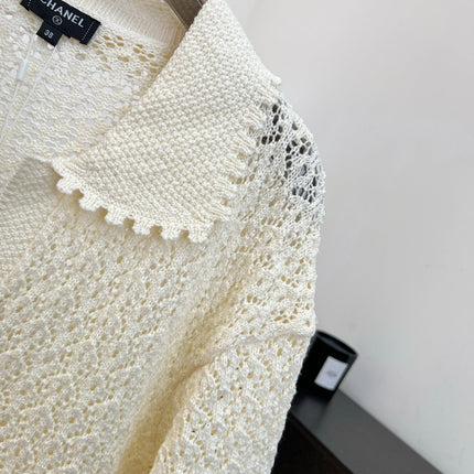 CHANEL 26S SHORT-SLEEVE KNIT POLO STYLE 1152