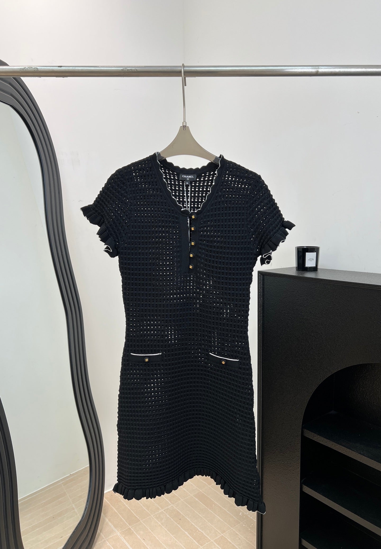 CHANEL 26S SLEEVELESS KNIT TOP 1497
