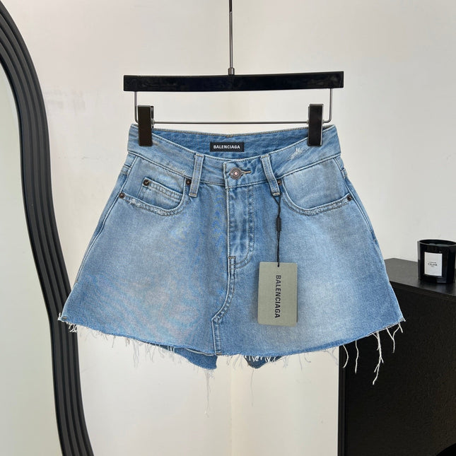BALENCIAGA 26S DENIM SHORTS 306