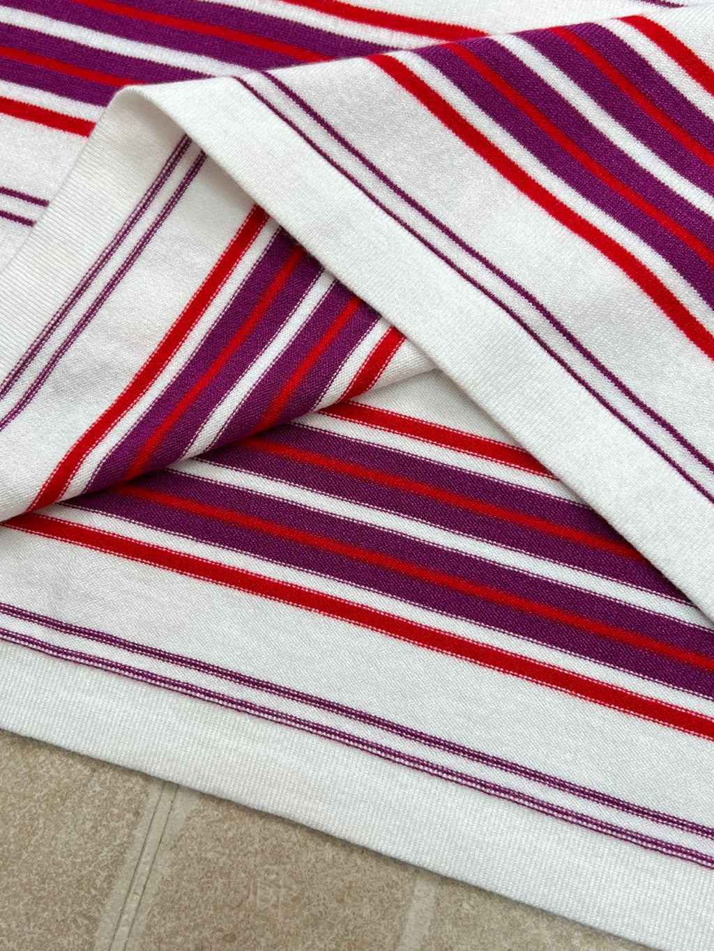 CELINE 26S STRIPED SHORT-SLEEVE POLO SHIRT 398