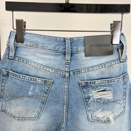 BALENCIAGA 26S DENIM SHORTS 306