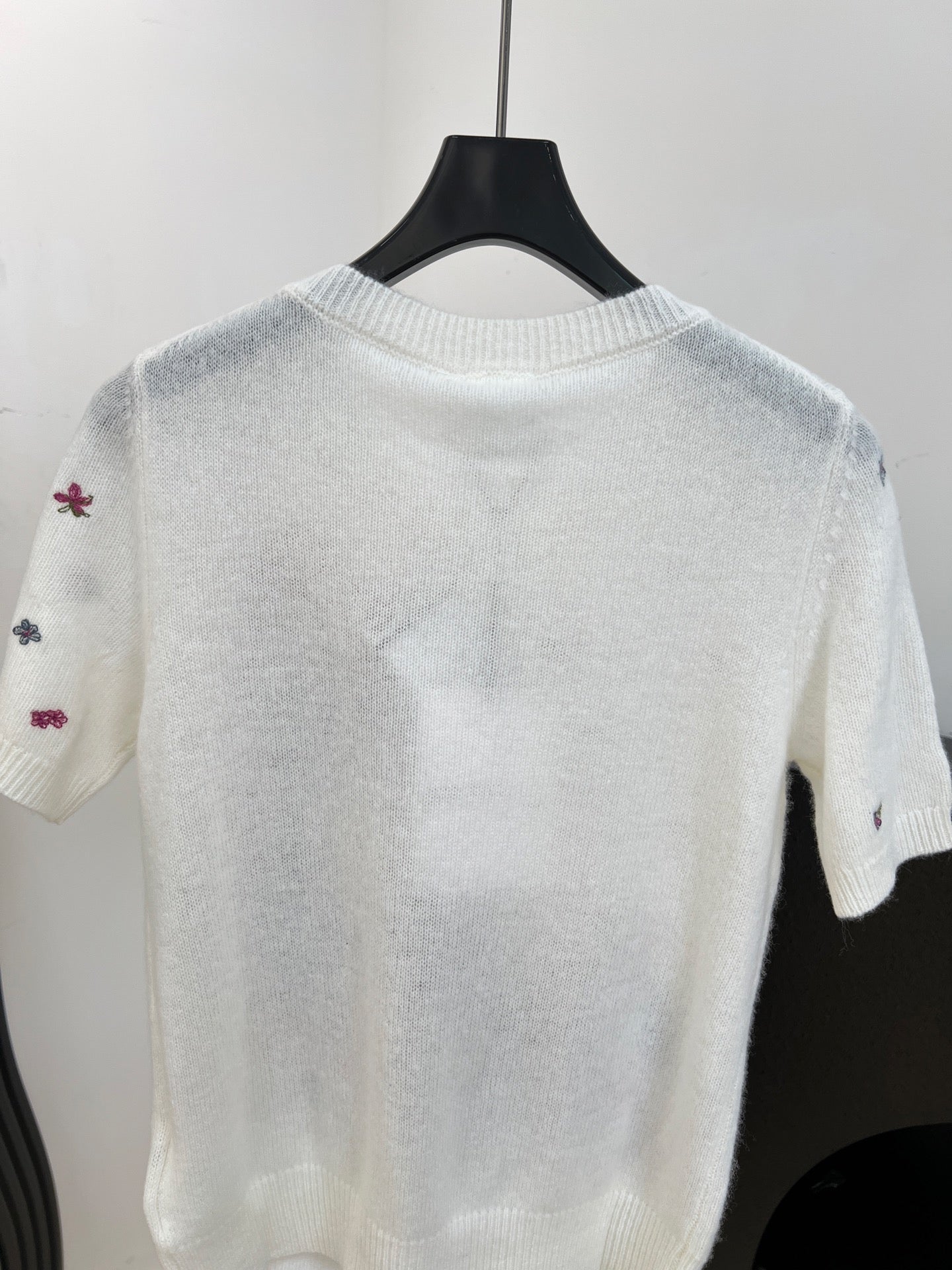 DIOR 26S SHORT-SLEEVE KNIT SWEATER 1312