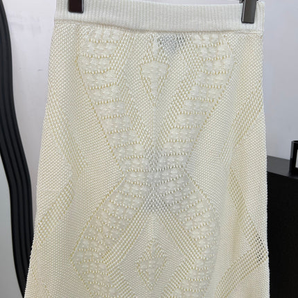CHANEL 26S KNIT MIDI SKIRT 1485