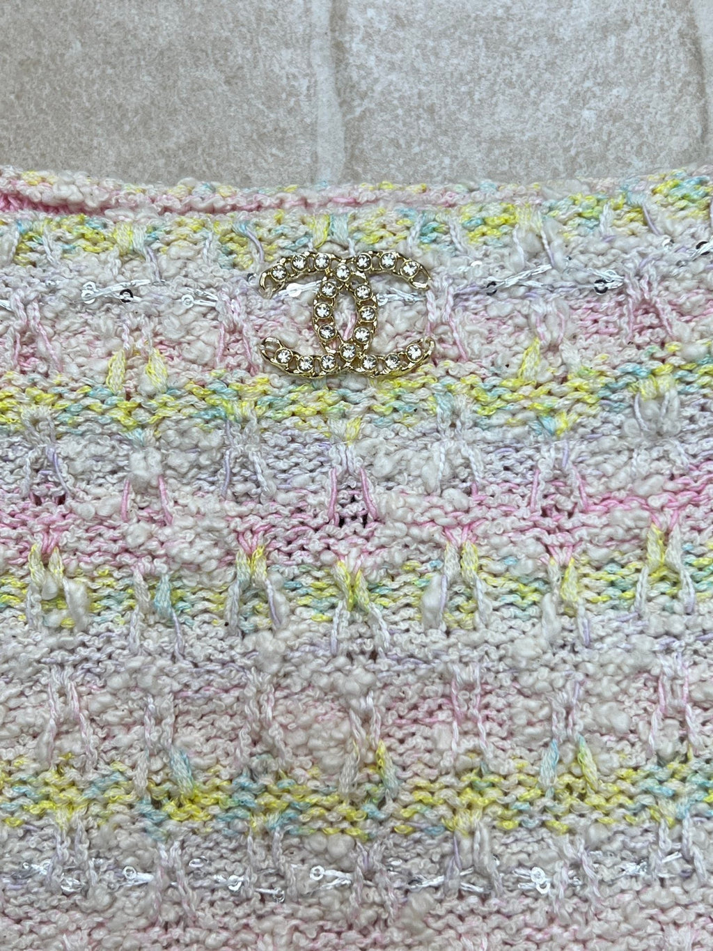 CHANEL 26S TWEED CAMI TOP 1481