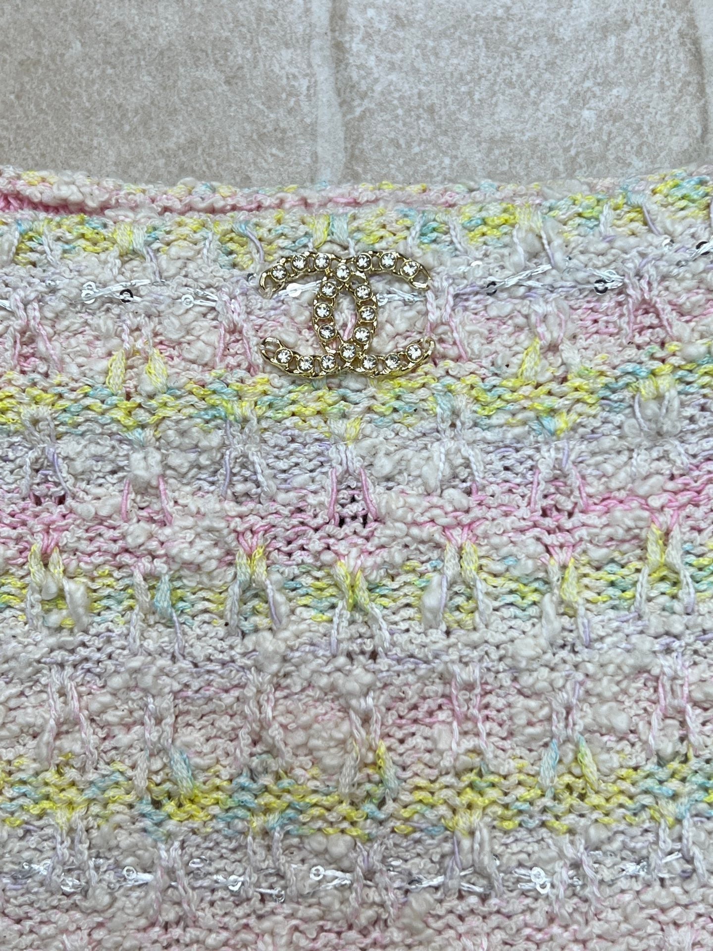 CHANEL 26S TWEED CAMI TOP 1481