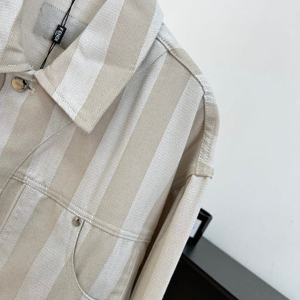 FENDI 26S STRIPED JACKET 235