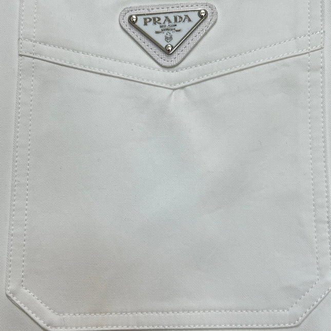 PRADA 26S CROPPED ZIP-UP JACKET 1070