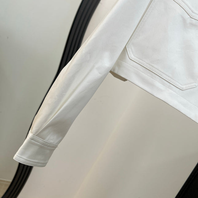 PRADA 26S CROPPED ZIP-UP JACKET 1070