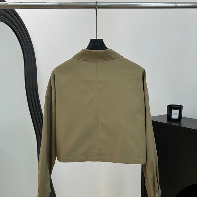PRADA 26S CROPPED ZIP-UP JACKET 1069