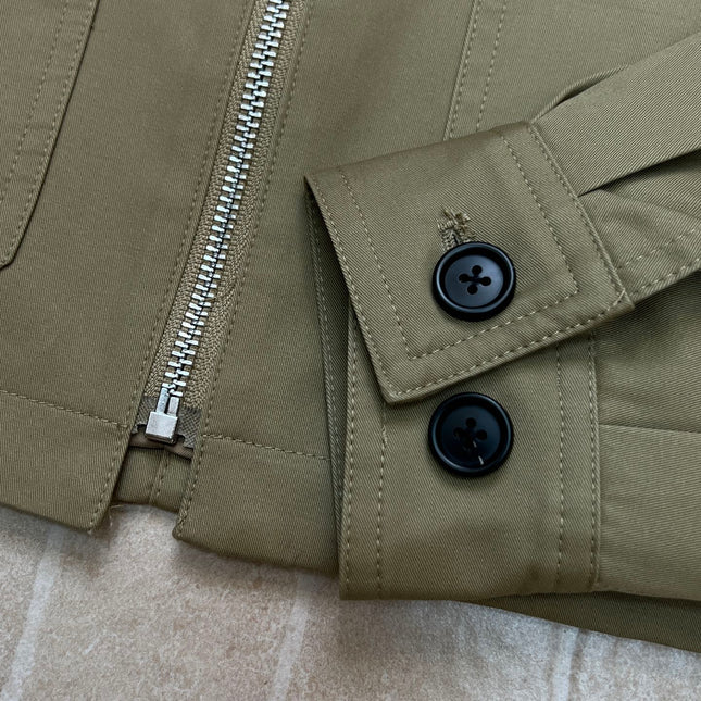 PRADA 26S CROPPED ZIP-UP JACKET 1069