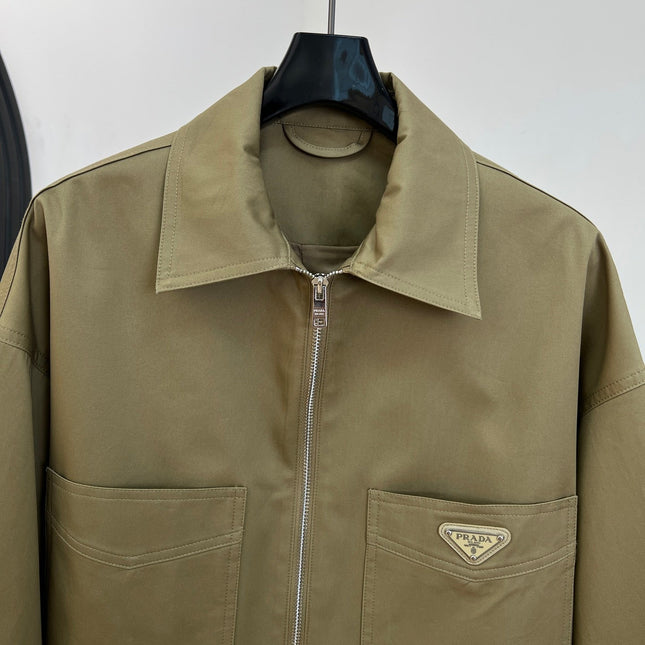 PRADA 26S CROPPED ZIP-UP JACKET 1069