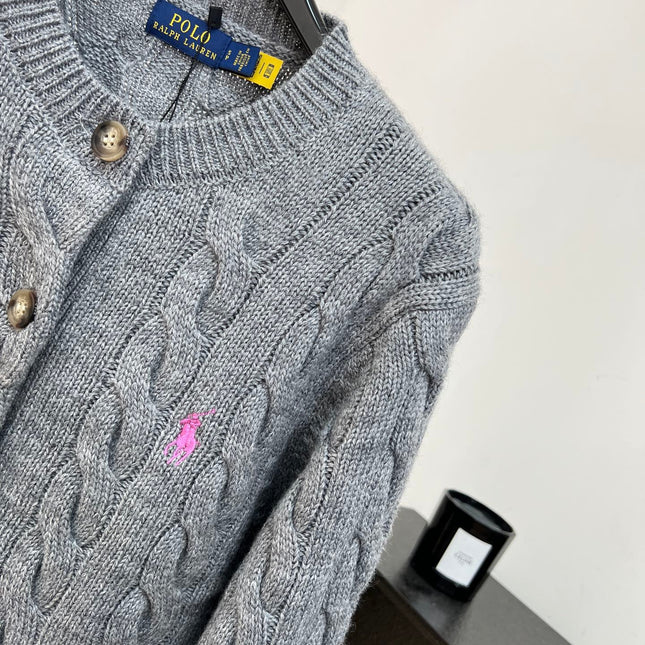 RALPH LAUREN 26S CREW-NECK KNIT CARDIGAN 616