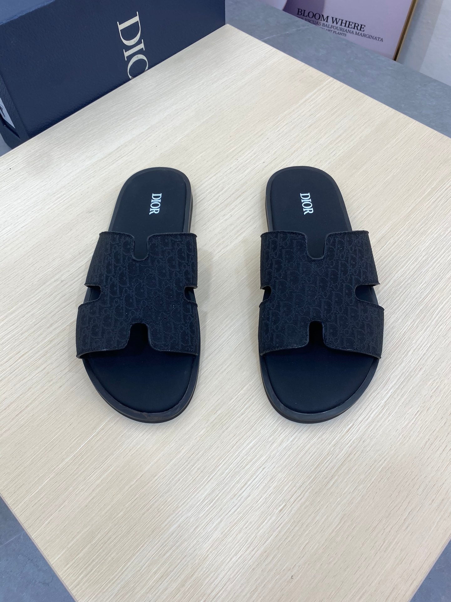 CD H-ALIAS SANDAL DENIM COLOR JACQUARD