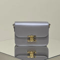 MINI CLAUDE 22 SHINY CALFSKIN SILVER