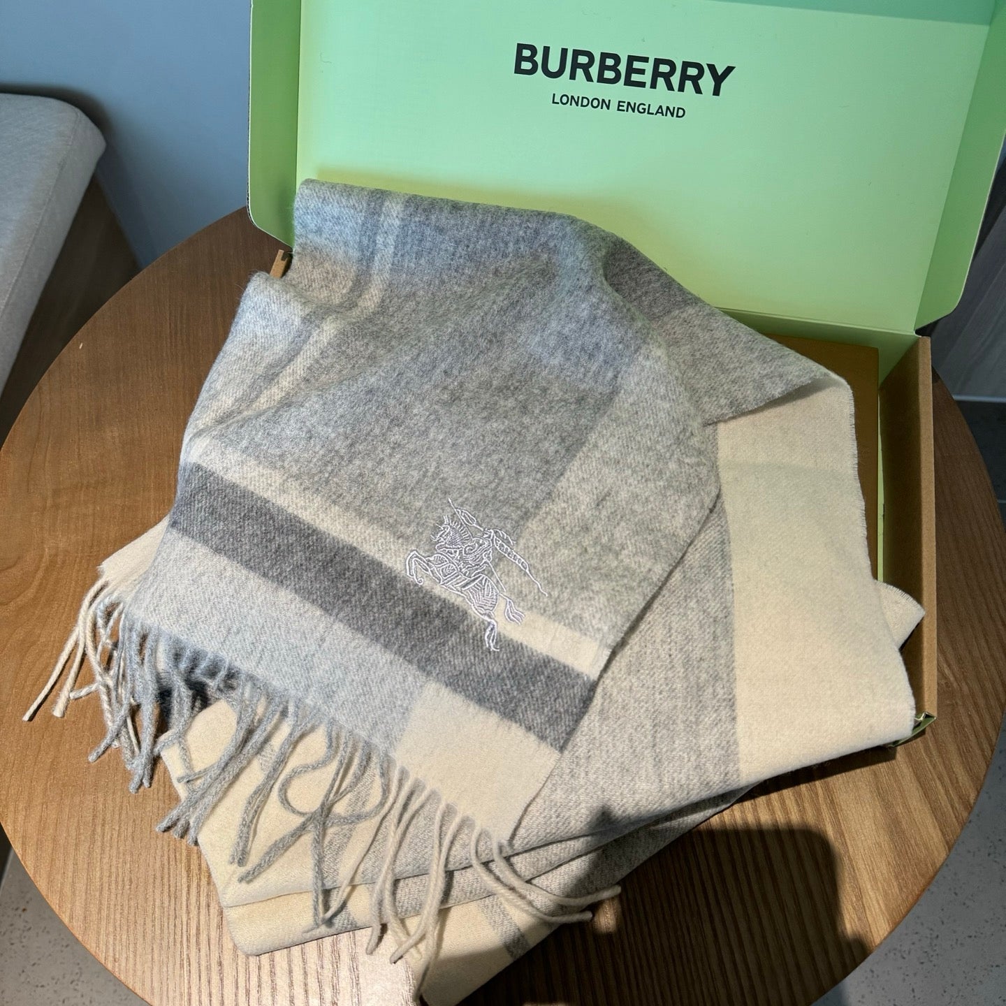 BURBERRY 26S SCARF 168CM IN CASHMERE 143469