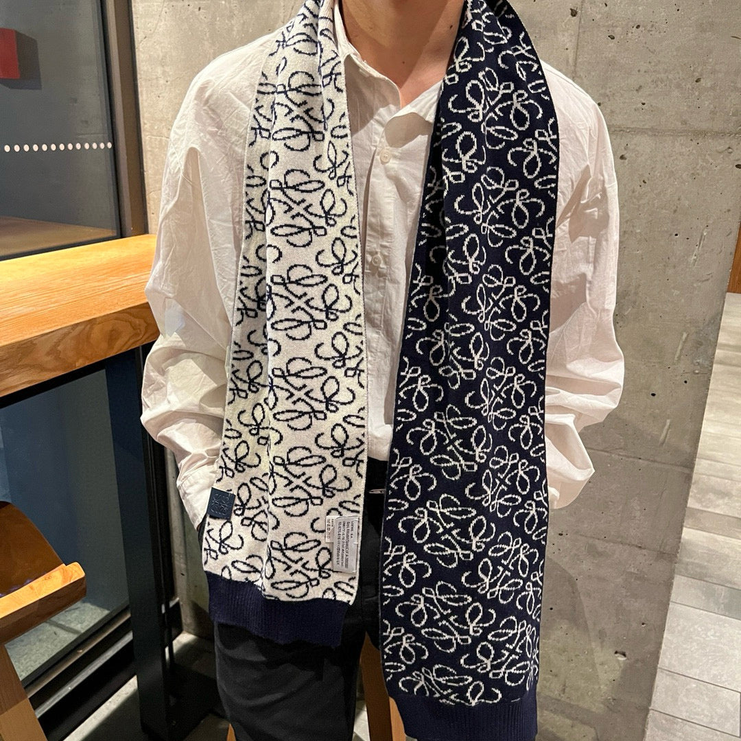 LOEWE 26S SCARF 190 IN CASHMERE WOOL 143458
