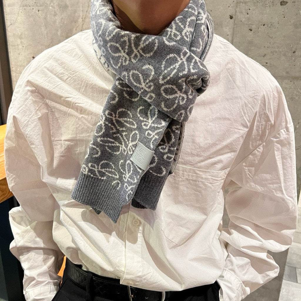 LOEWE 26S SCARF 190 IN CASHMERE WOOL 143457