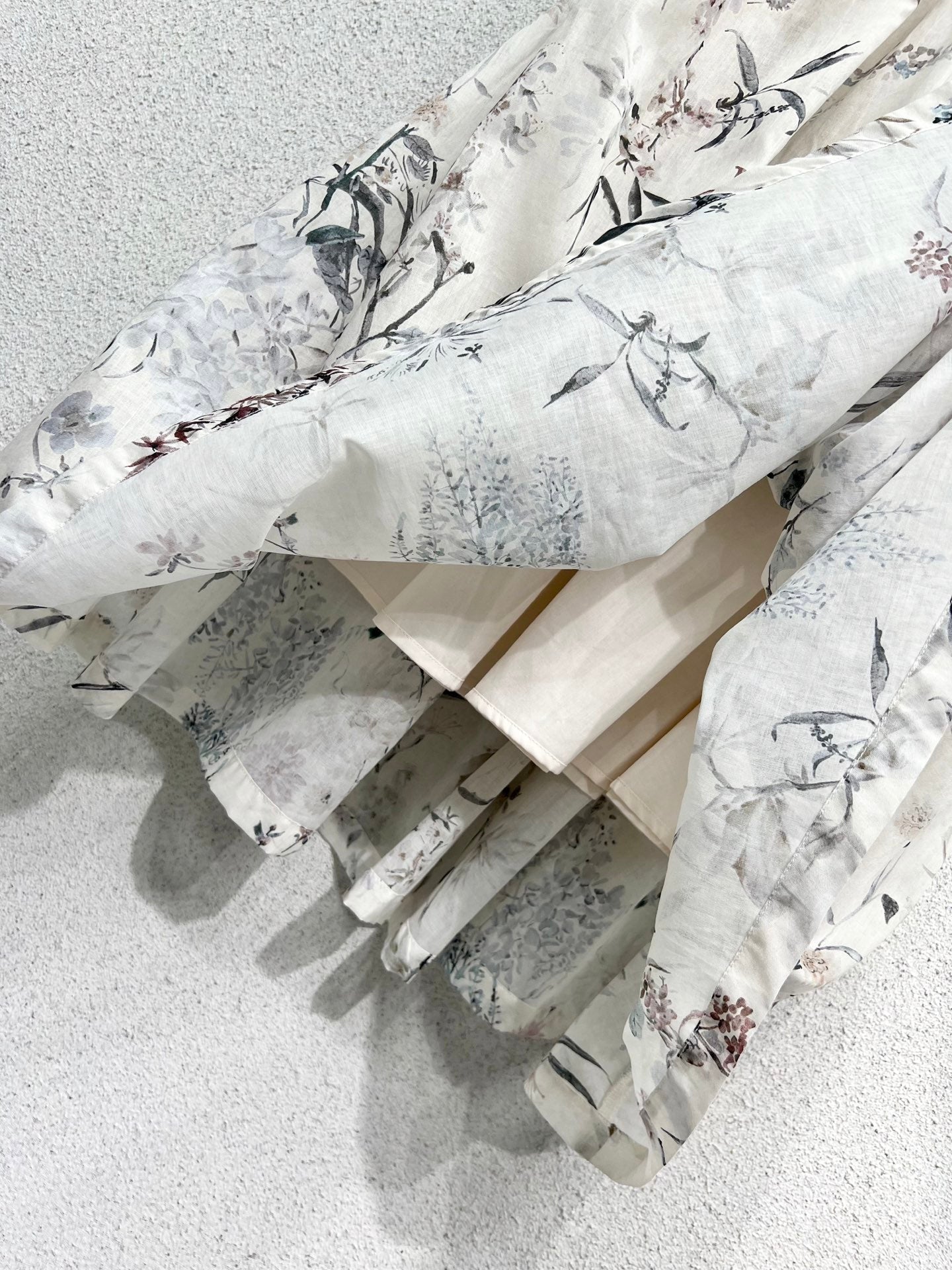 DIOR CLASSIC FLORAL LONG SKIRT 275021