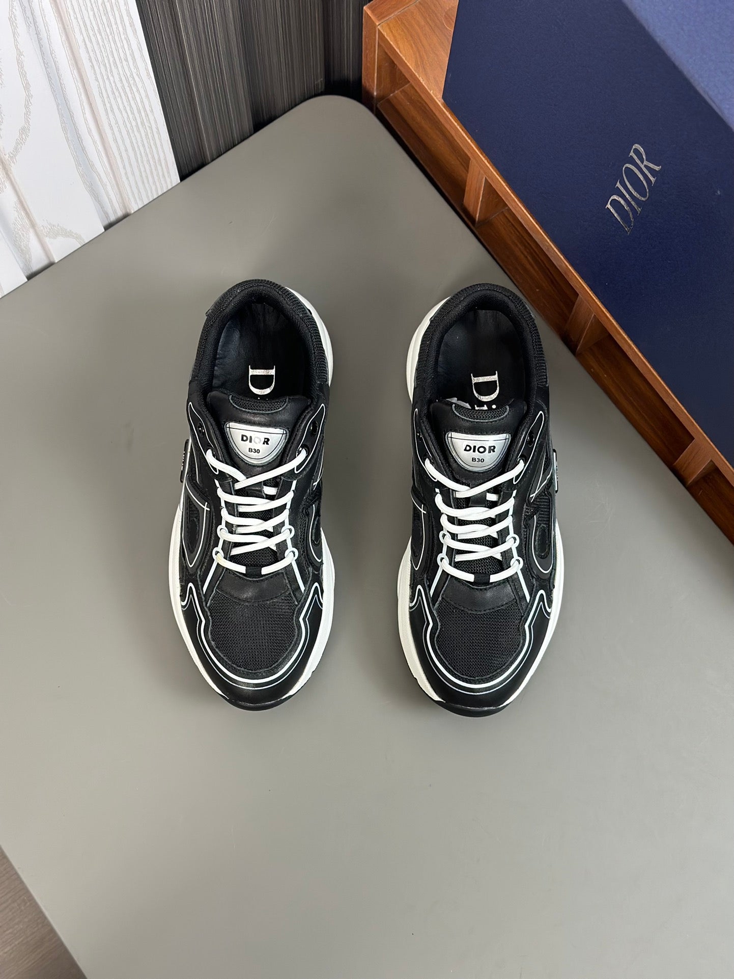 CD B22 SNEAKER BLACK MESH FABRIC
