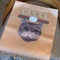 GUCCI 25S SCARF 180 IN CASHMERE 583606