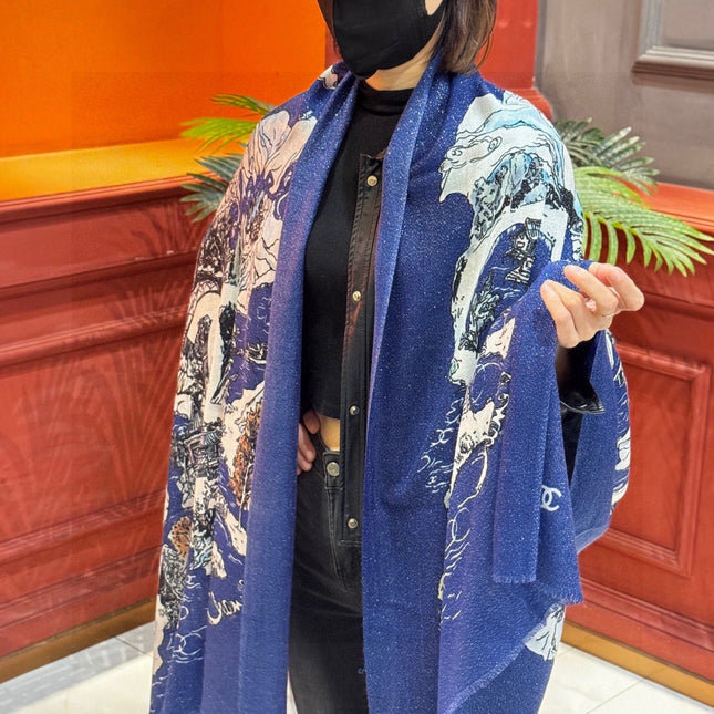 CHANEL 25S SCARF 200 CM IN CASHMERE 941753