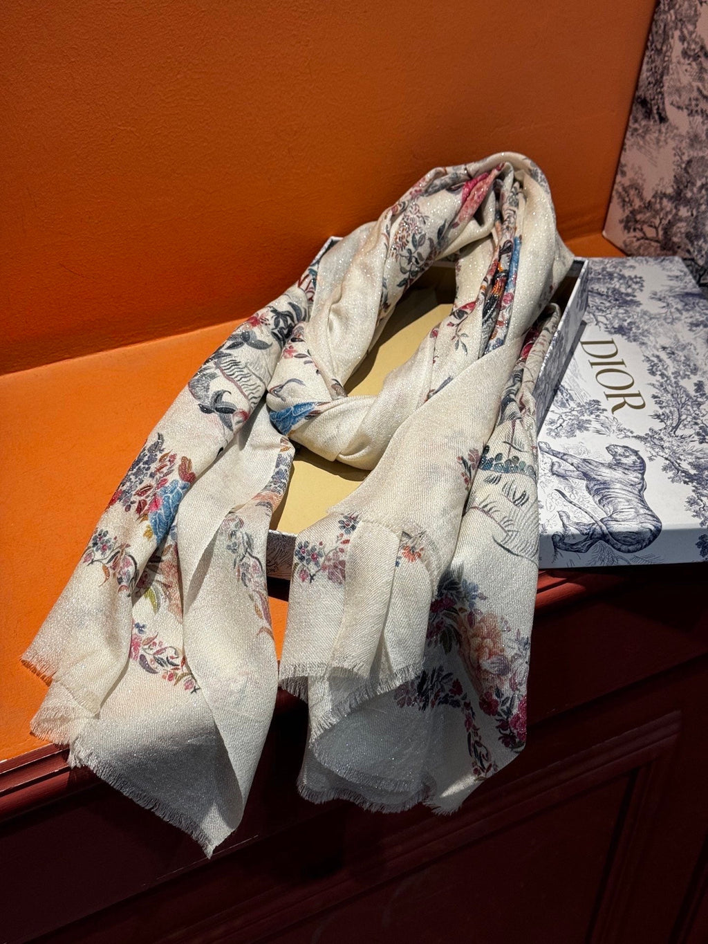 DIOR 26S SCARF 200CM IN CASHMERE 198244