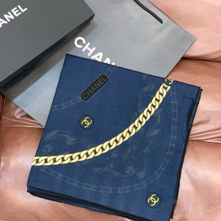 CHANEL 26S SCARF 135 IN CASHMERE AND SILK 281153
