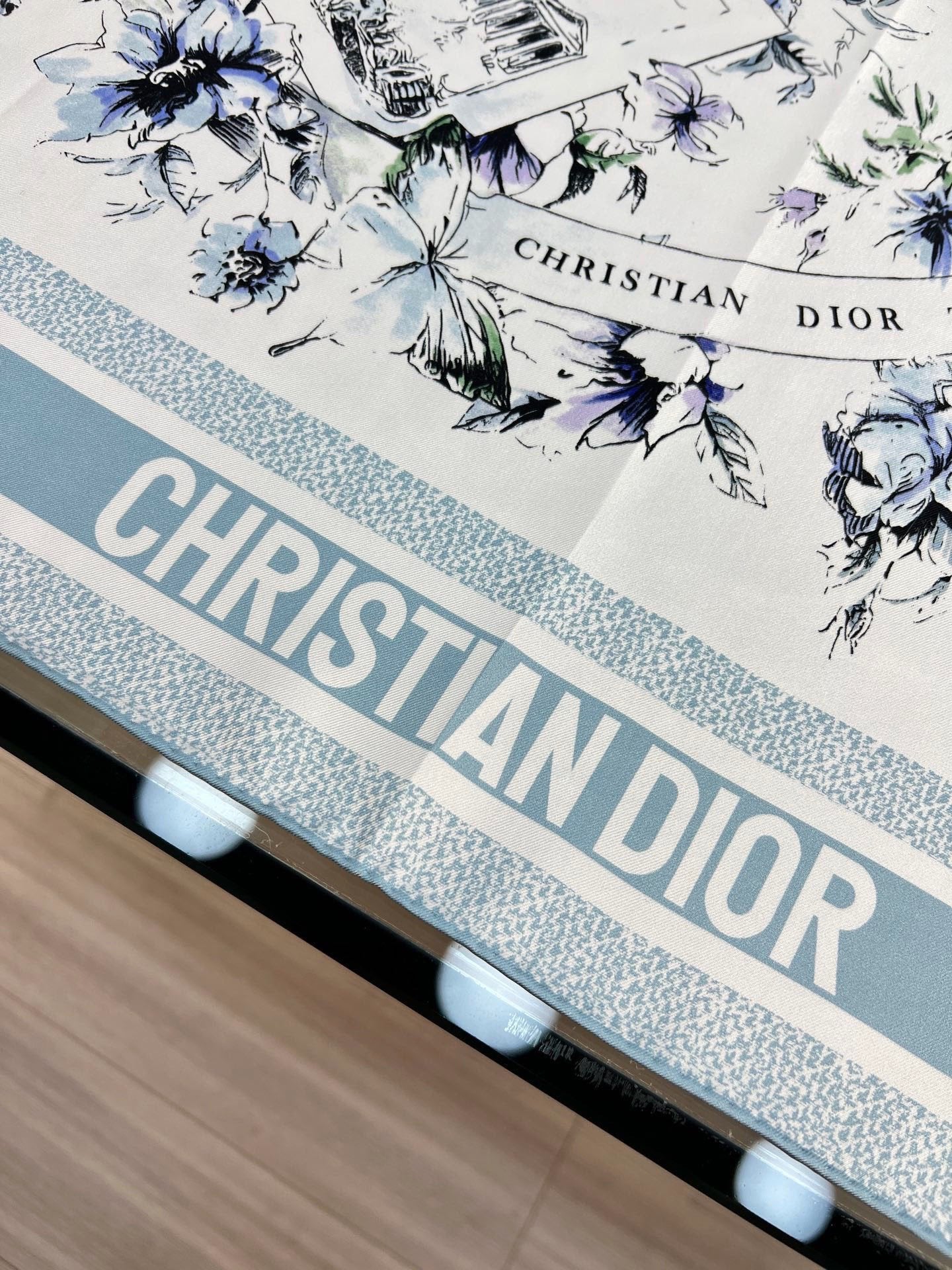DIOR 26S SCARF 90CM IN SILK 284556