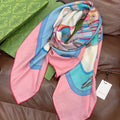 GUCCI 26S SCARF 135 IN CASHMERE AND SILK 314997