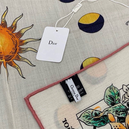 DIOR 26S SCARF 140 IN CASHMERE AND SILK 426189