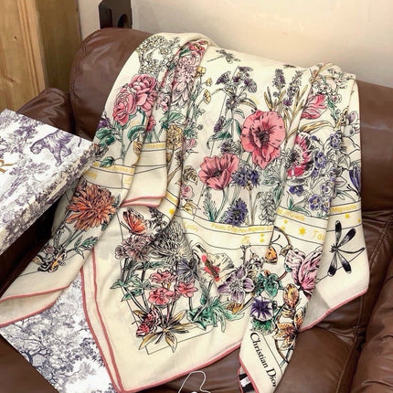 DIOR 26S SCARF 140 IN CASHMERE AND SILK 426189