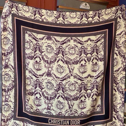 DIOR 26S SCARF 135 IN CASHMERE AND SILK 433865