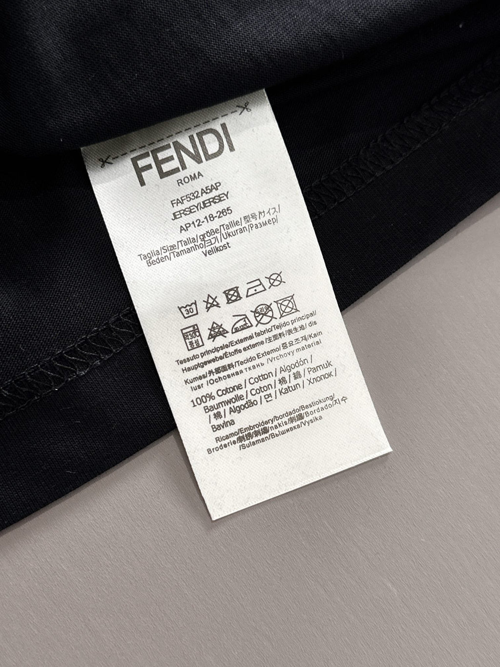 FENDI 26S SHORT SLEEVE T-SHIRT 167