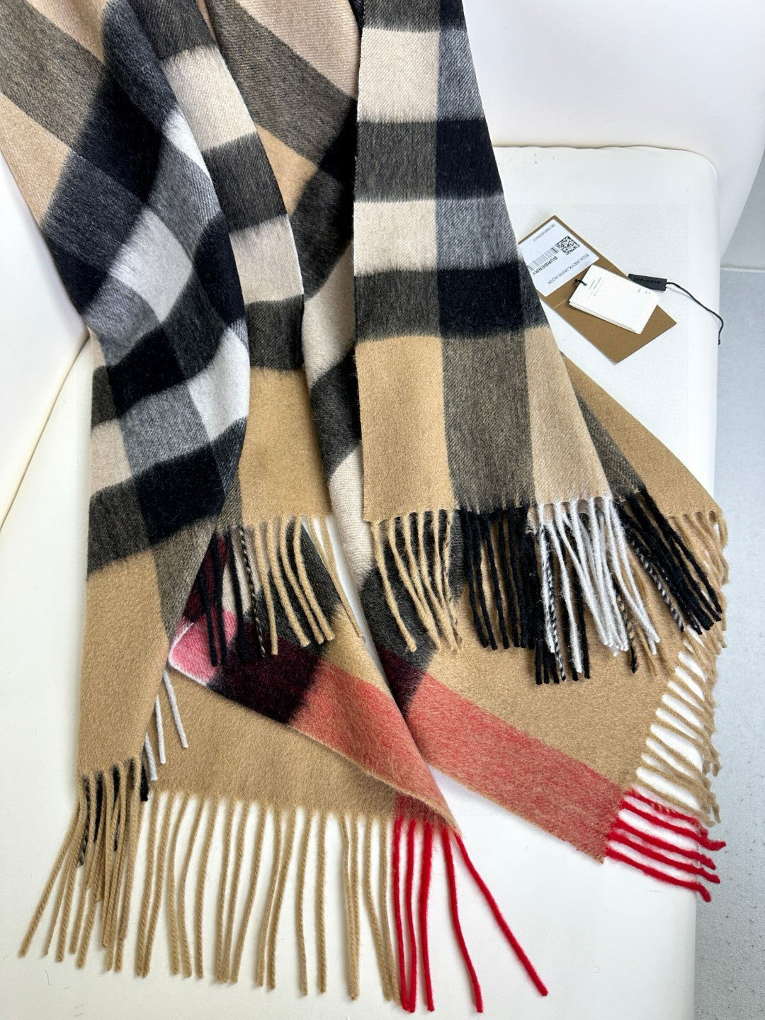 BURBERRY 26S SCARF 200CM IN CASHMERE 278704