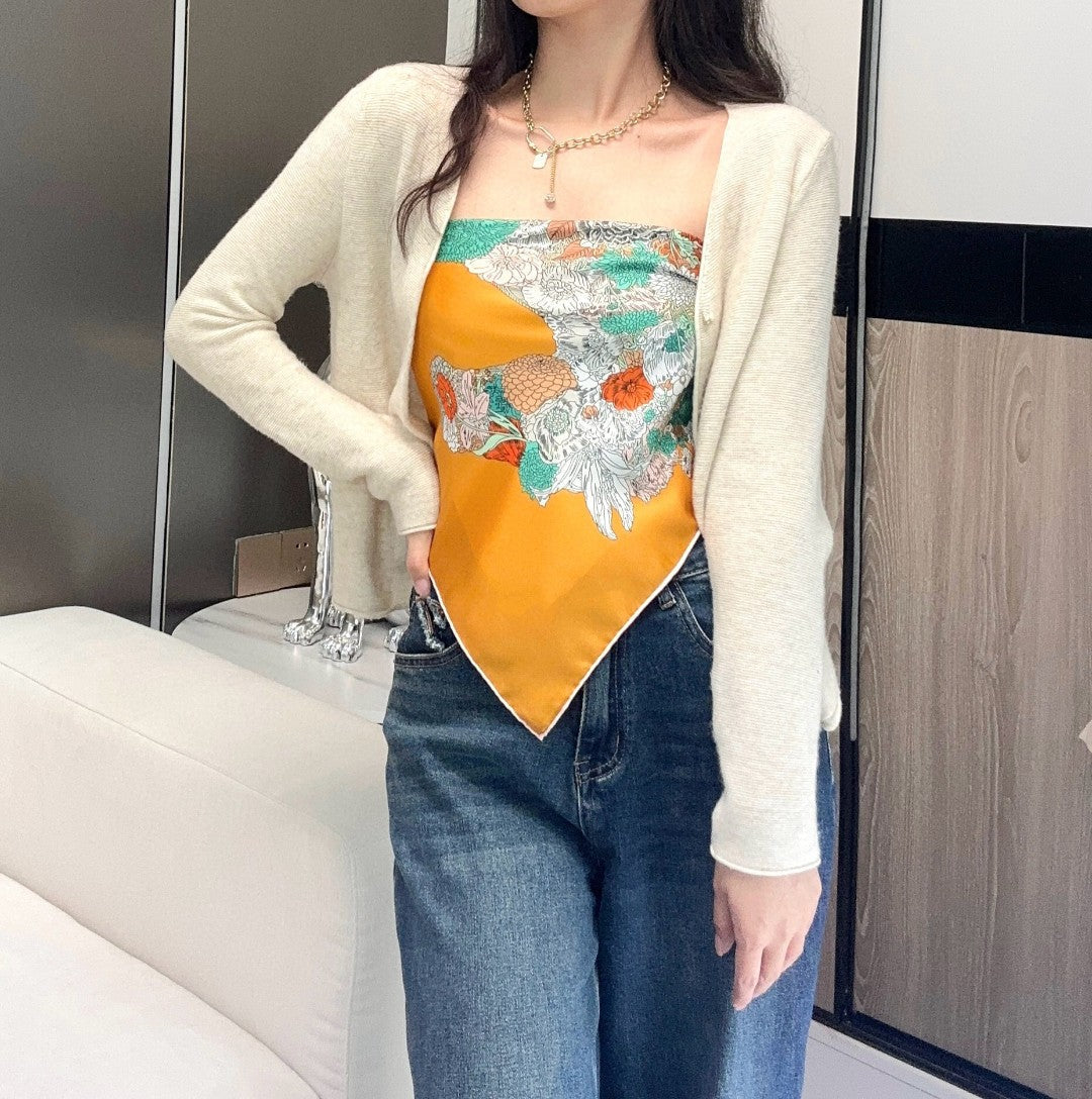 HERMES 26S SCARF 90 IN SILK 304311