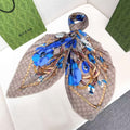 GUCCI 26S SCARF 140 IN CASHMERE AND SILK 309775