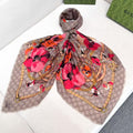 GUCCI 26S SCARF 140 IN CASHMERE AND SILK 309778