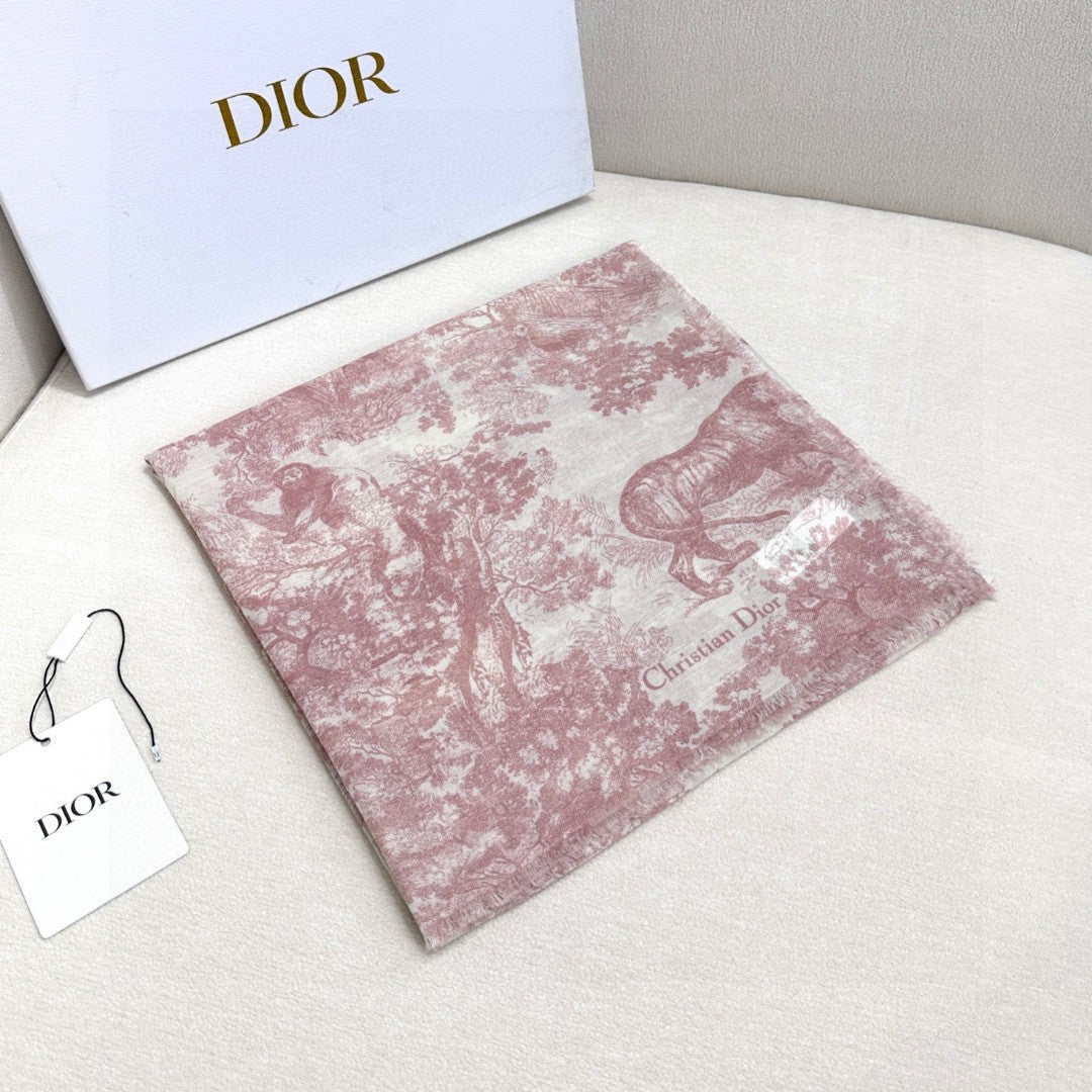DIOR 26S SCARF 180CM IN CASHMERE 313223