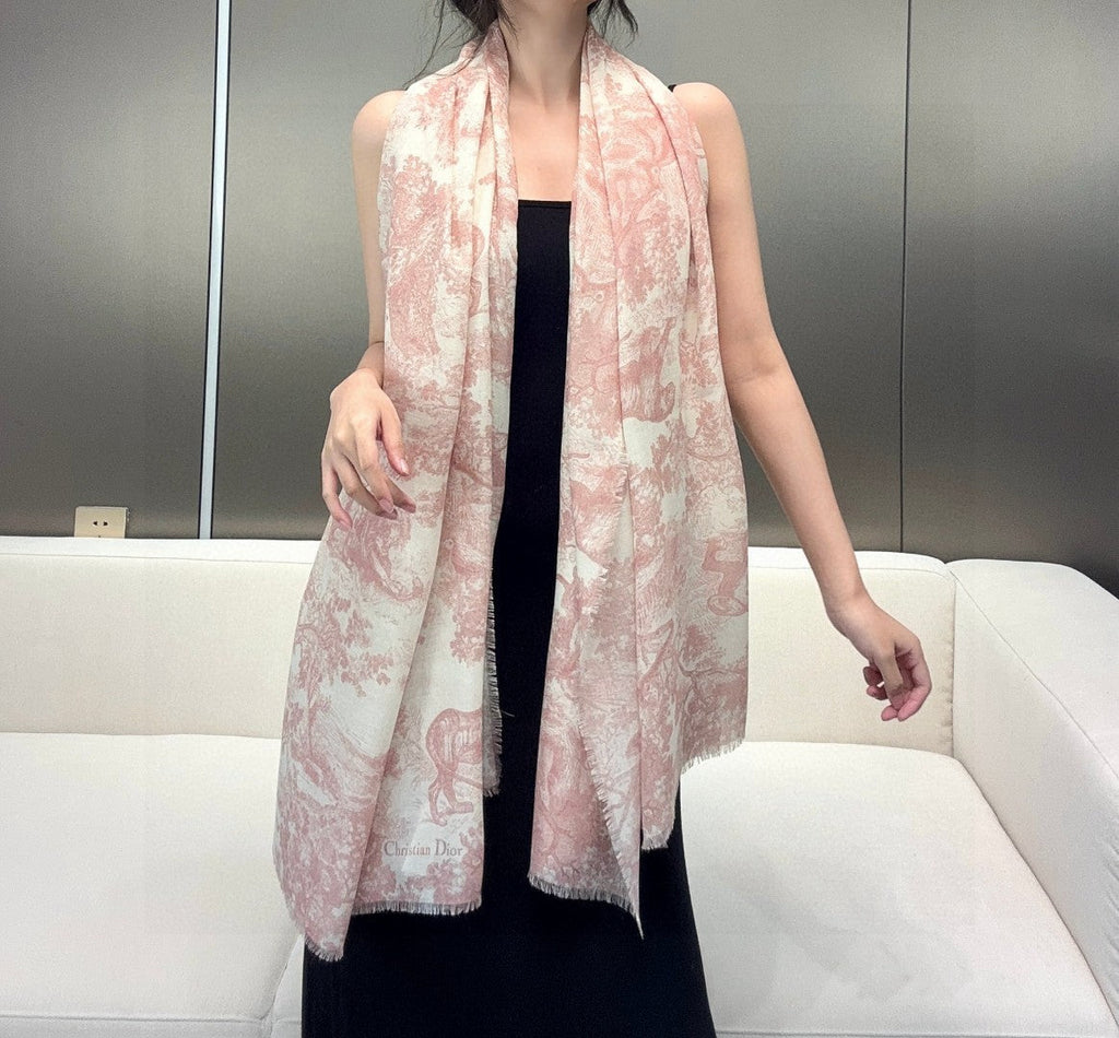 DIOR 26S SCARF 180CM IN CASHMERE 313223