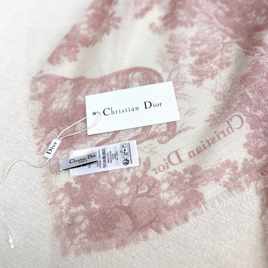 DIOR 26S SCARF 180CM IN CASHMERE 313223