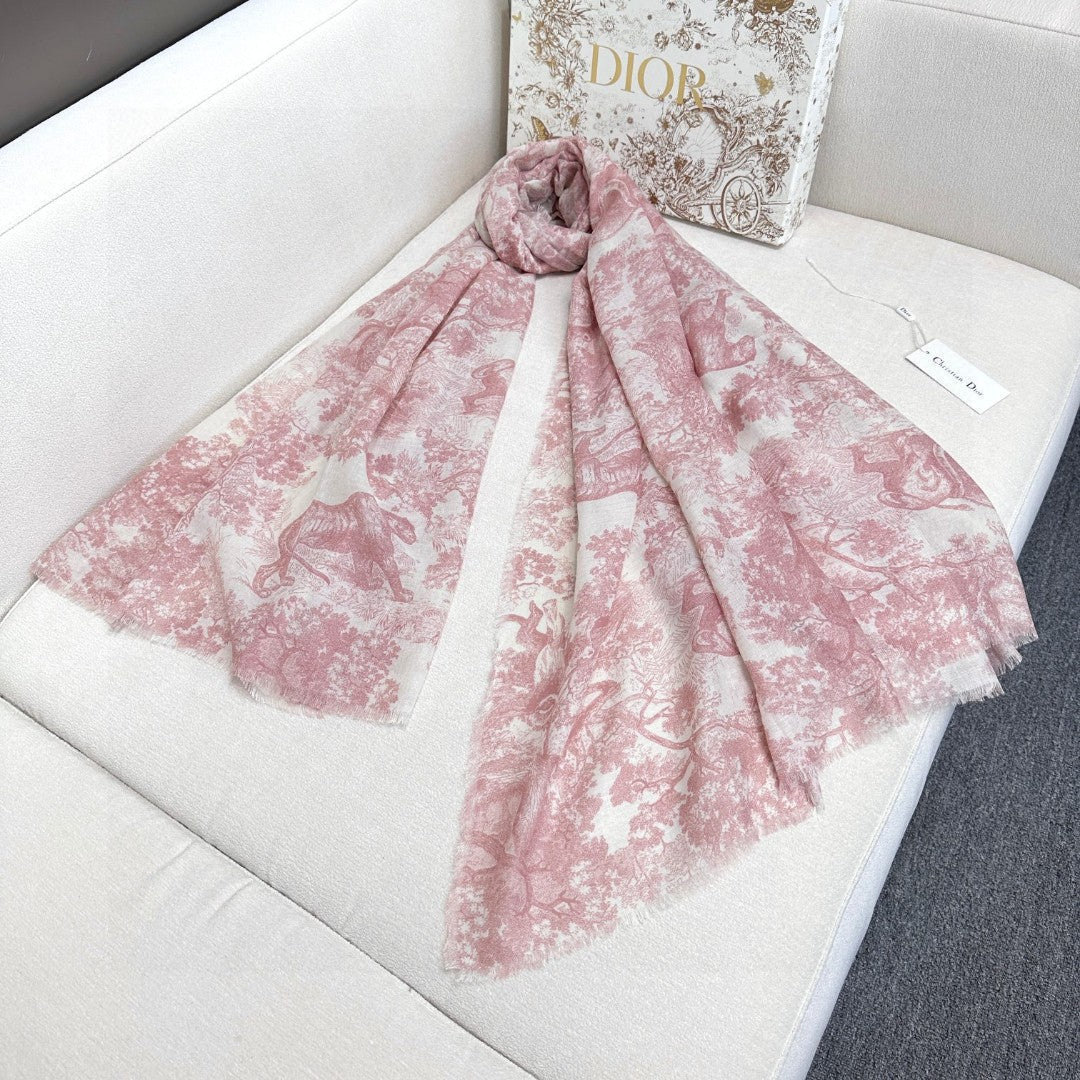 DIOR 26S SCARF 180CM IN CASHMERE 313223