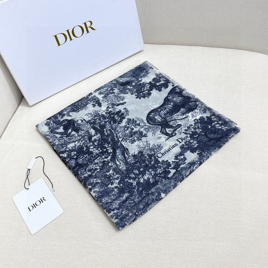 DIOR 26S SCARF 180CM IN CASHMERE 313224