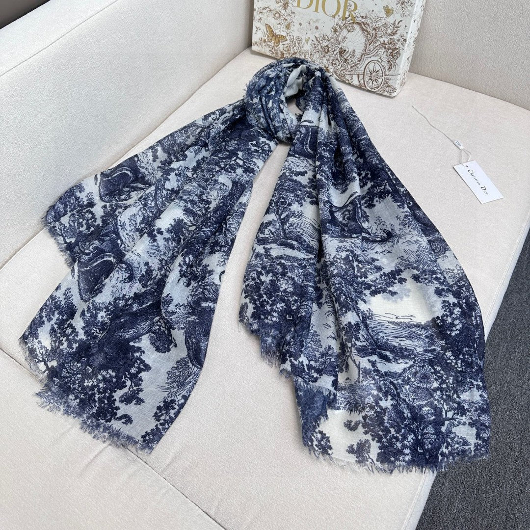 DIOR 26S SCARF 180CM IN CASHMERE 313224