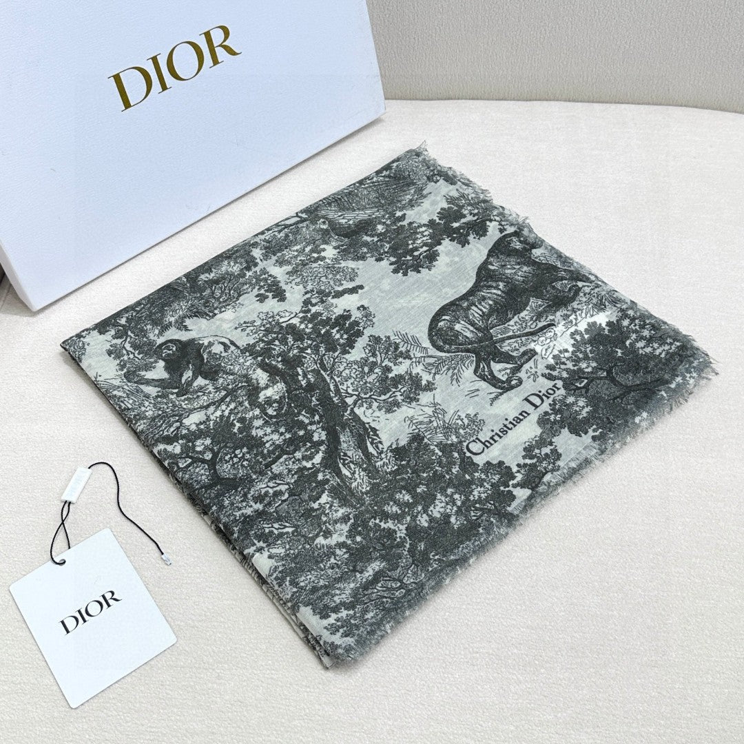 DIOR 26S SCARF 180CM IN CASHMERE 313225
