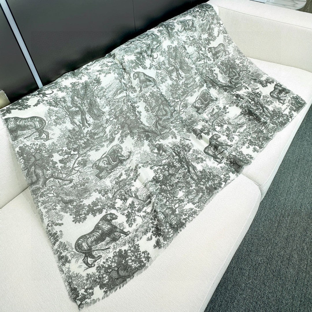 DIOR 26S SCARF 180CM IN CASHMERE 313225