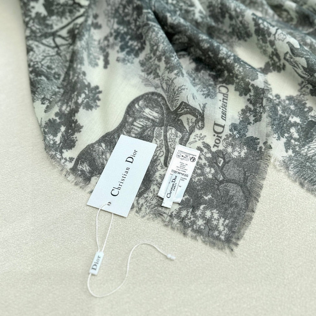DIOR 26S SCARF 180CM IN CASHMERE 313225